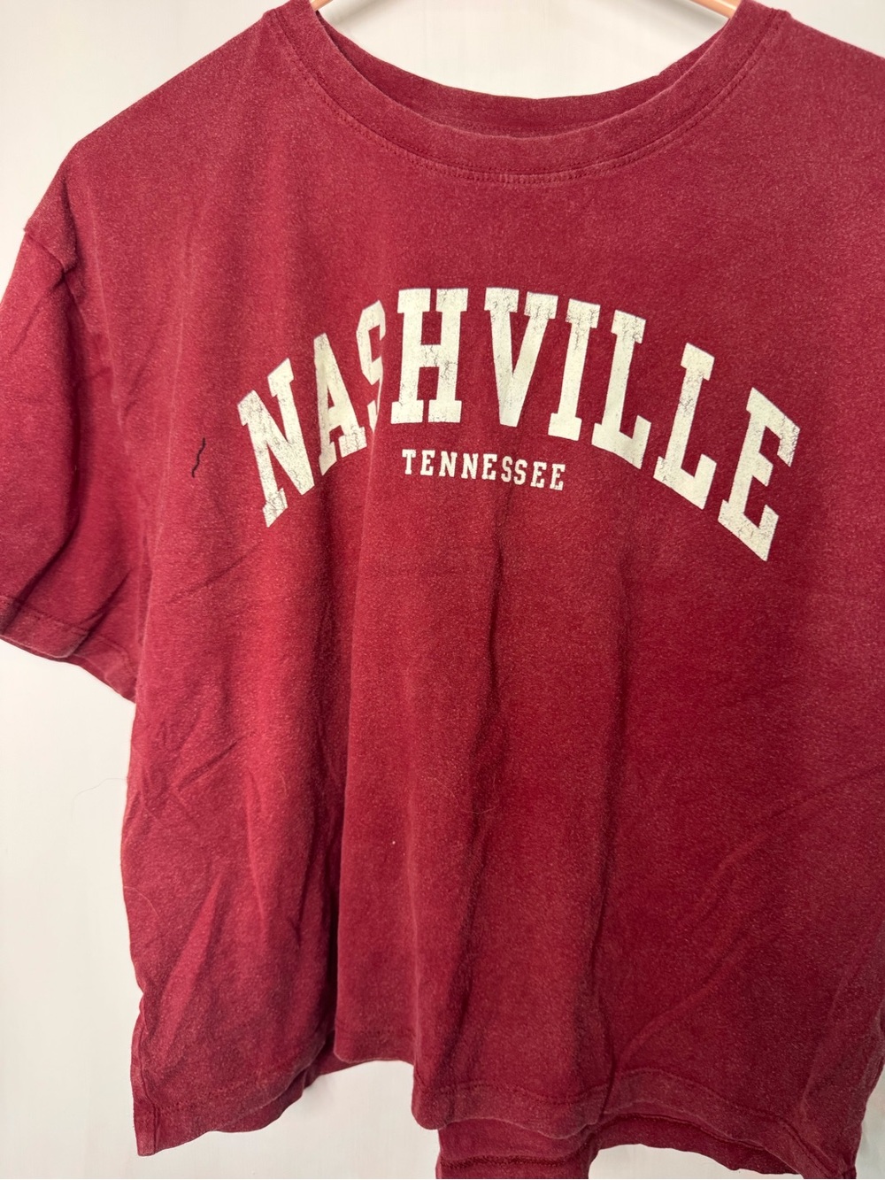 Nashville Tennessee Red Crop Top